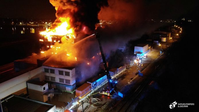 Incedie OVH 10 mars 2021 :: Sapeurs Pompiers Bas de Rhin