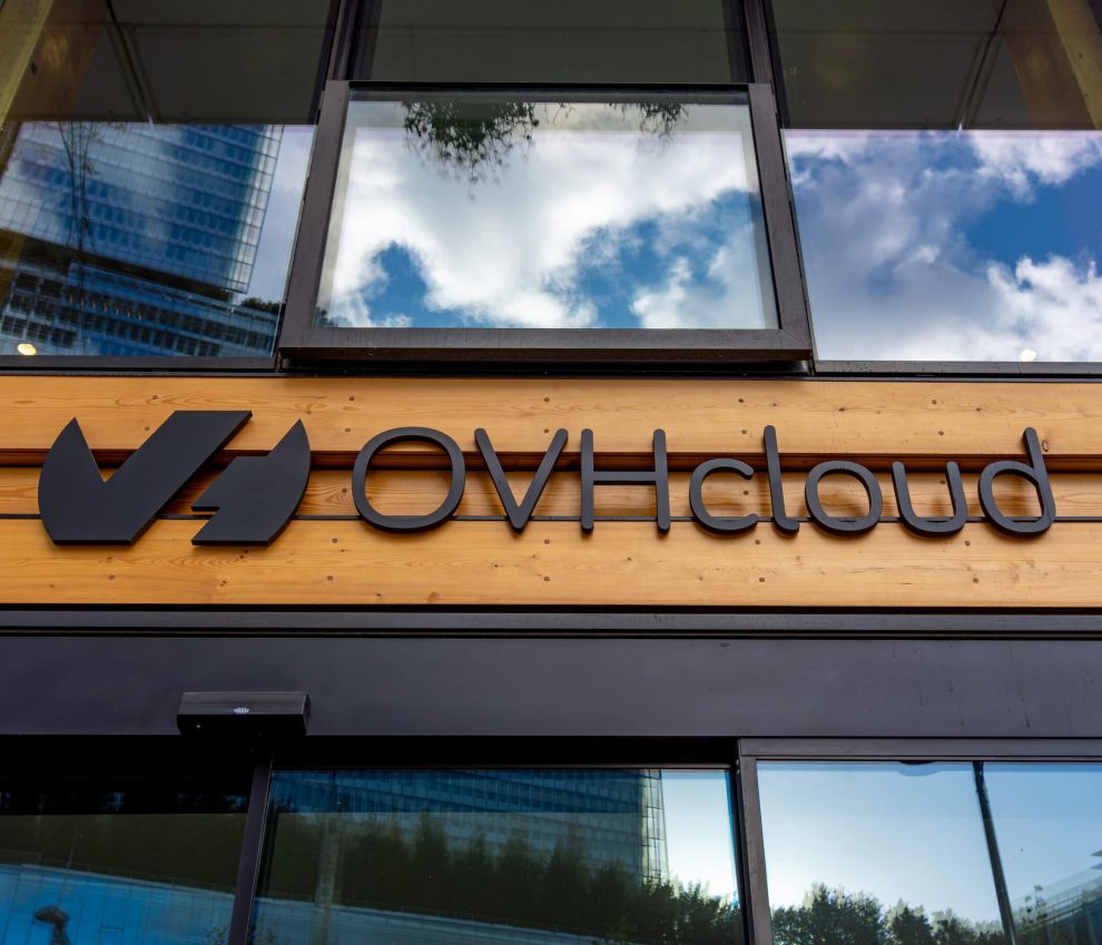 Fa&ccedil;ade batiment OVHcloud